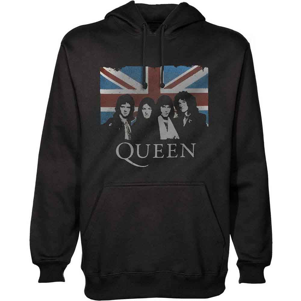 Queen: Vintage Union Jack Pullover Hoodie