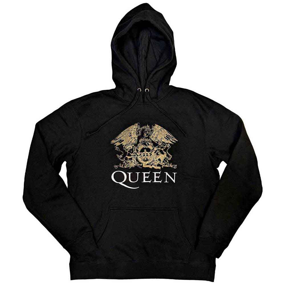 Queen: Crest Hoodie – officielt merchandise
