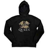 Queen: Crest Hoodie – officielt merchandise