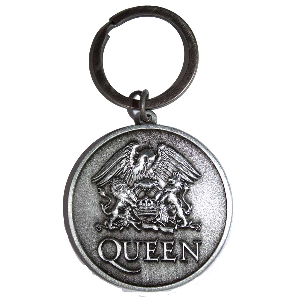 Queen: Silver Crest Double Sided Keychain