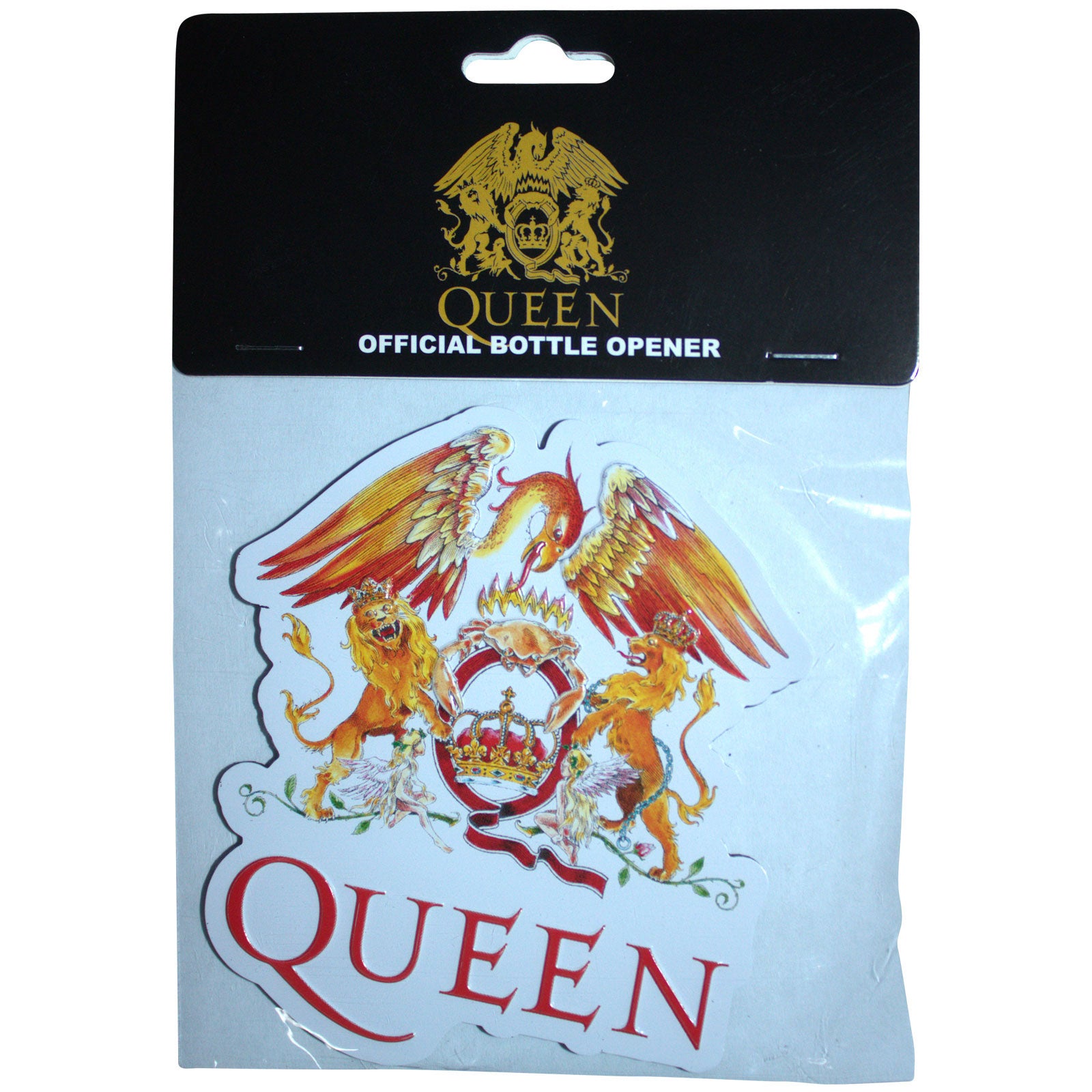 Queen: Classic Crest Embossed Premium Fridge Magnet