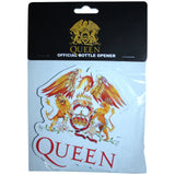 Queen: Classic Crest Embossed Premium Fridge Magnet
