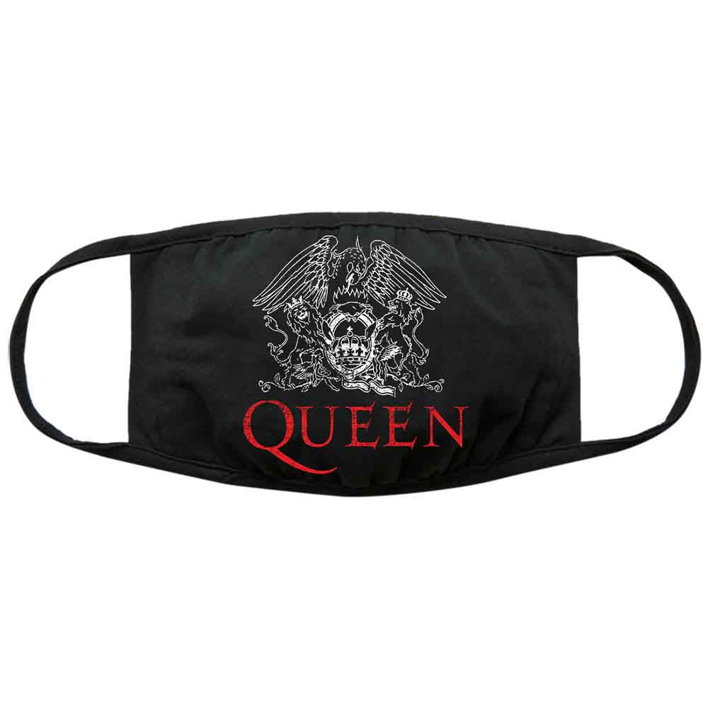 Queen: Classic Crest Face Mask – officielt merchandise