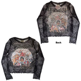Queen: A Day At The Races (Front & Back) Long Sleeve – officielt merchandise