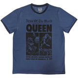 Queen: News of the World 40th Front Page Ringer T-Shirt