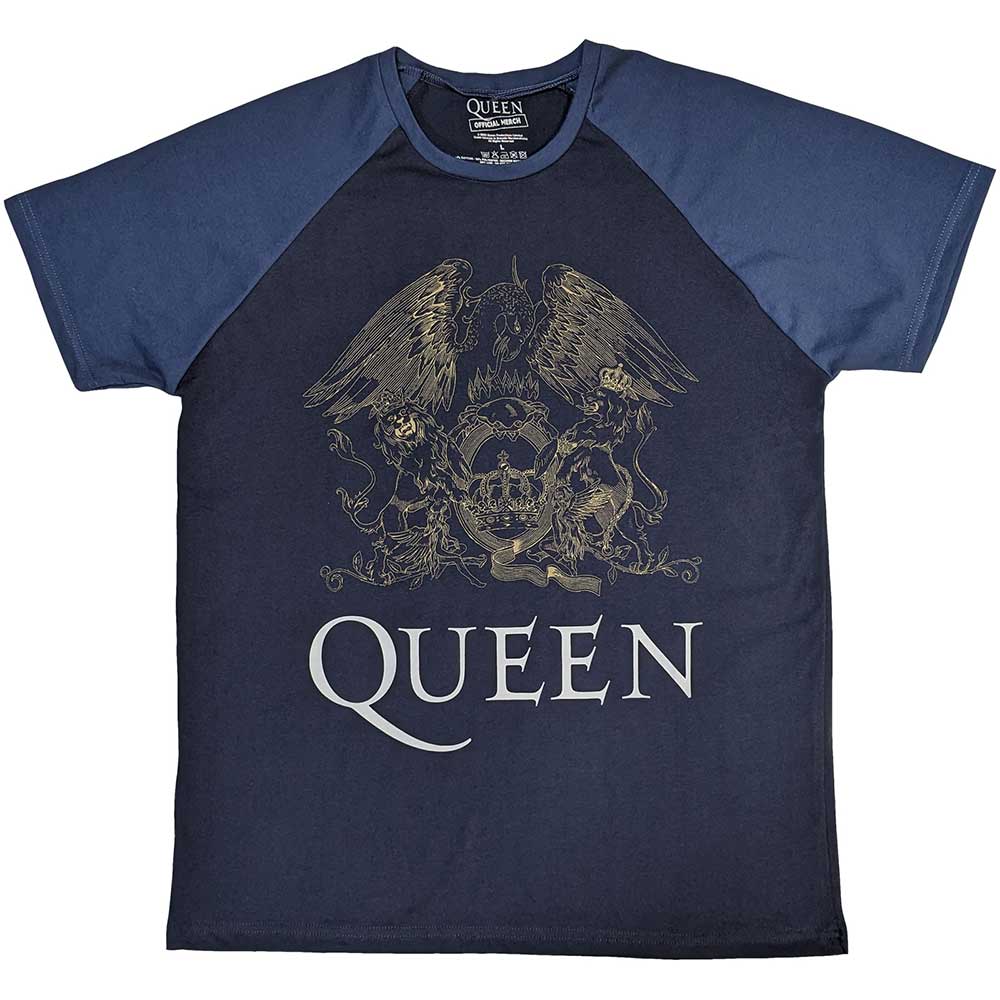 Queen: Crest Raglan T-Shirt