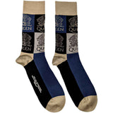 Queen: Crest Blocks Ankle Socks