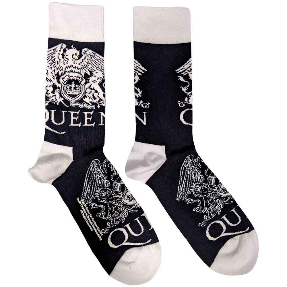 Queen: White Crests Ankle Socks