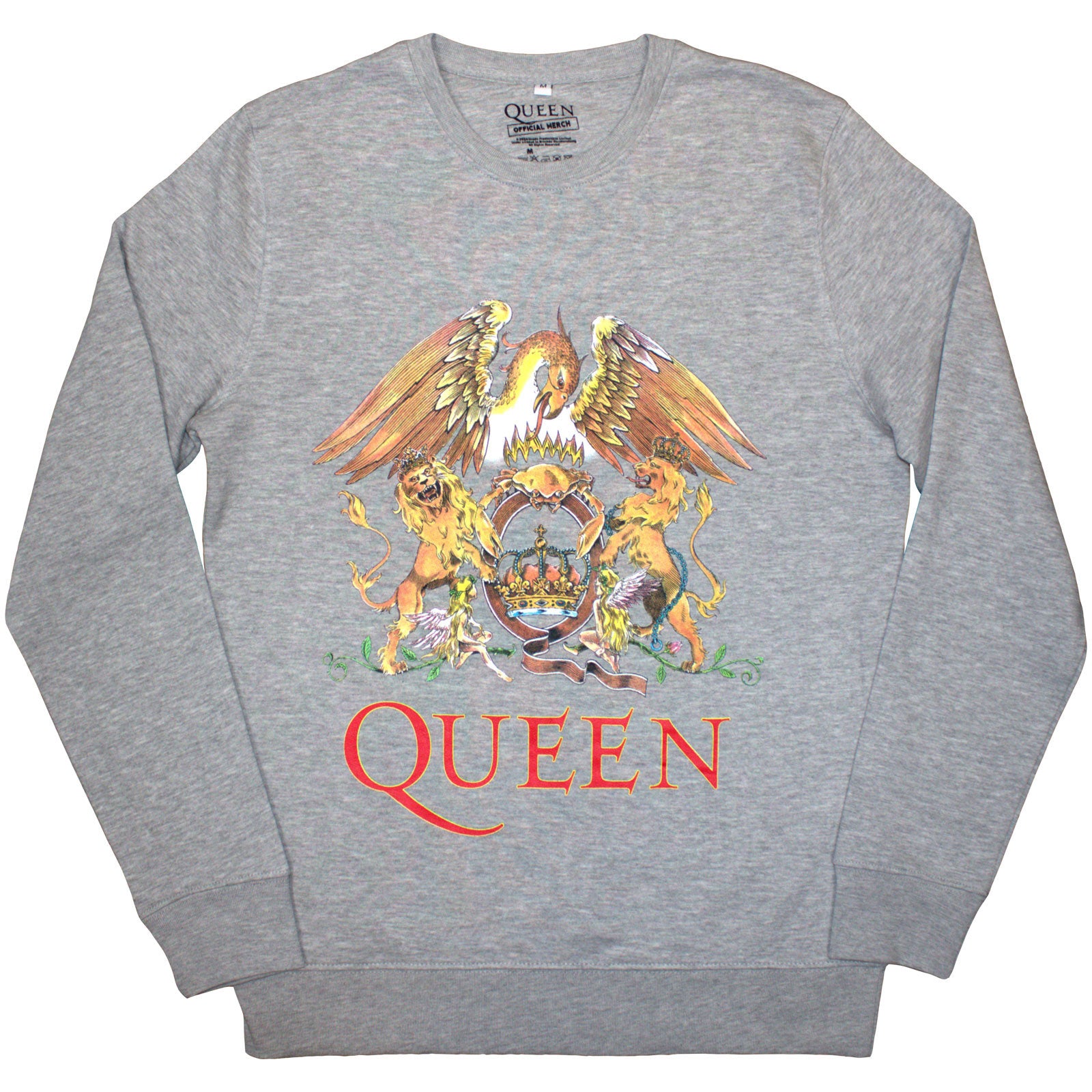 Queen: Classic Crest Sweatshirt – officielt merchandise