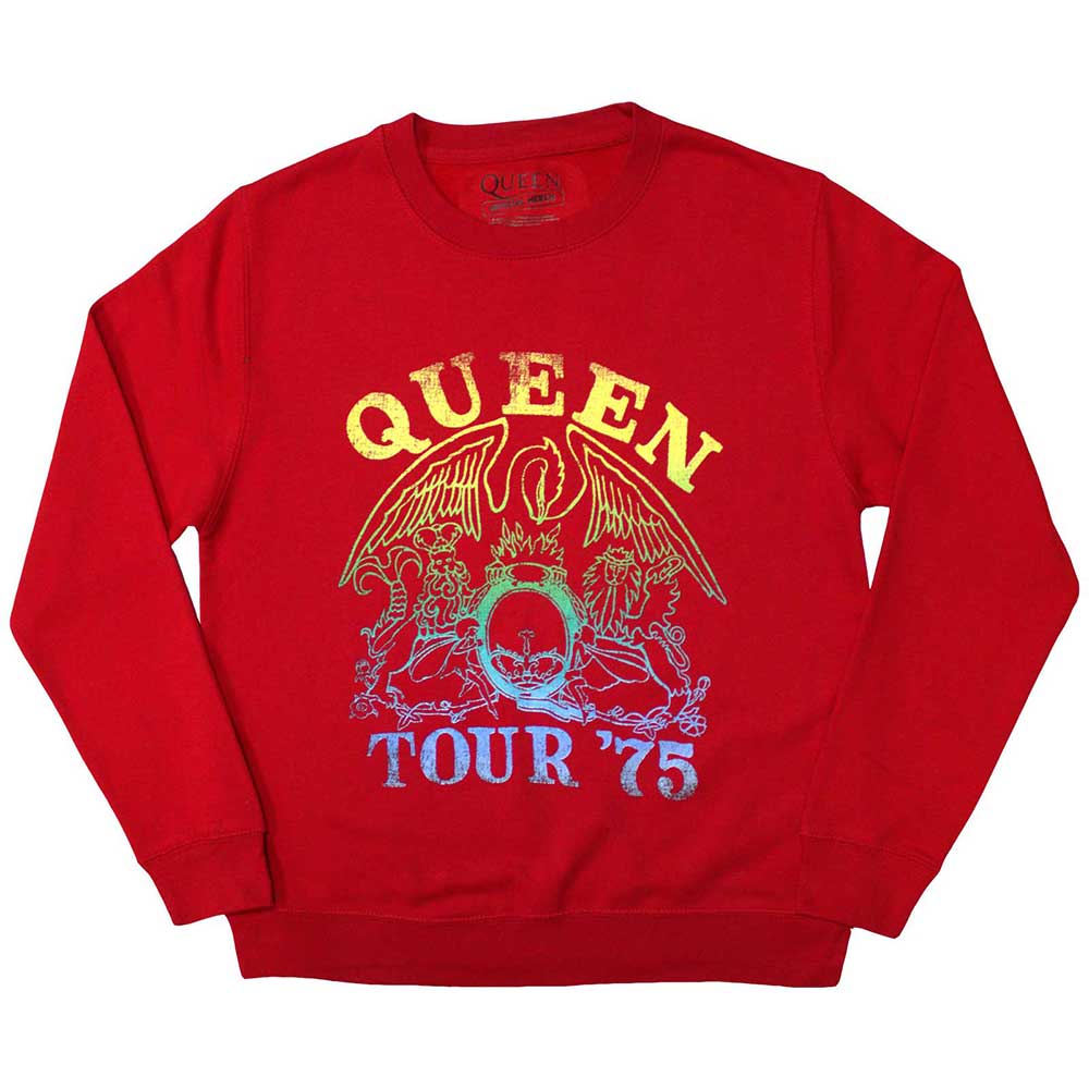 Queen: Tour '75 Crest Sweatshirt