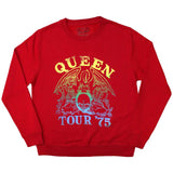 Queen: Tour '75 Crest Sweatshirt