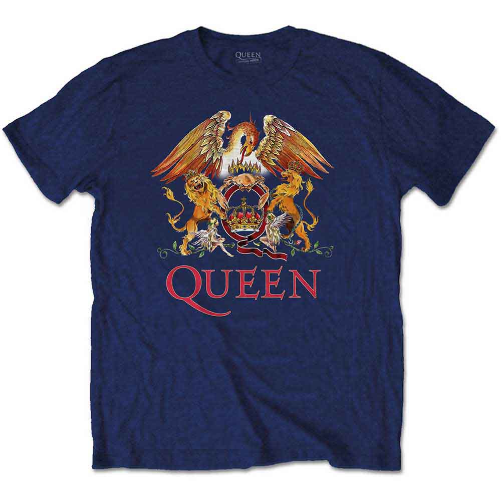 Queen: Classic Crest T-shirt – officielt merchandise