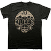 Queen: Floral Crest Mono T-Shirt