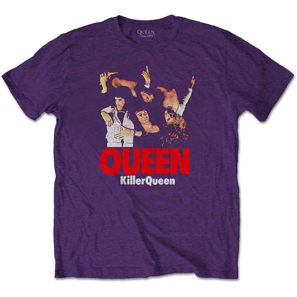 Queen: Killer Queen (Purple) T-shirt – officielt merchandise