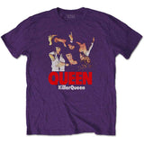 Queen: Killer Queen (Purple) T-shirt – officielt merchandise