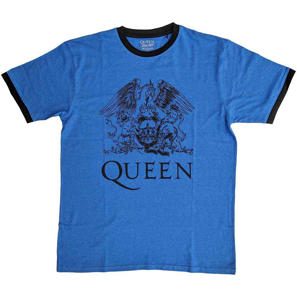 Queen: Crest Logo T-shirt – officielt merchandise