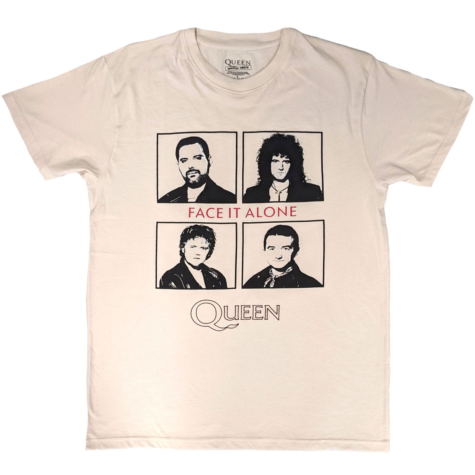 Queen: Face It Alone Squares T-Shirt