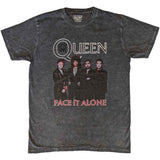 Queen: Face it Alone Band (Wash Collection) T-shirt – officielt merchandise