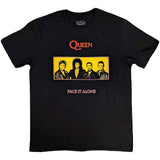 Queen: Face It Alone Panel T-shirt – officielt merchandise