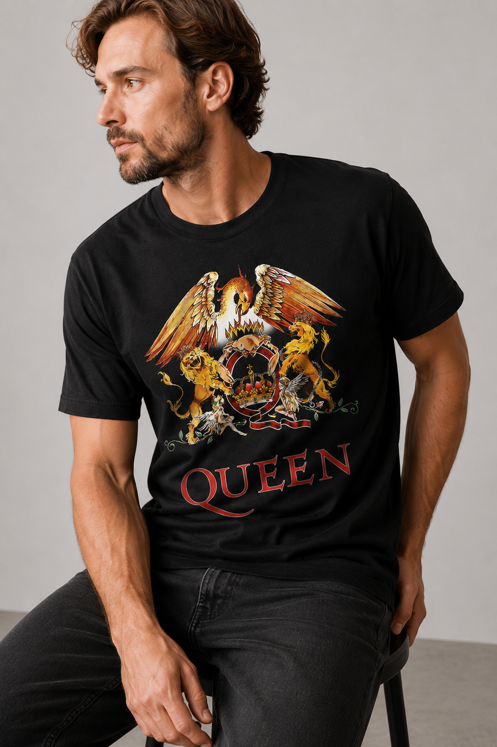 Queen: Classic Crest T-shirt Unisex