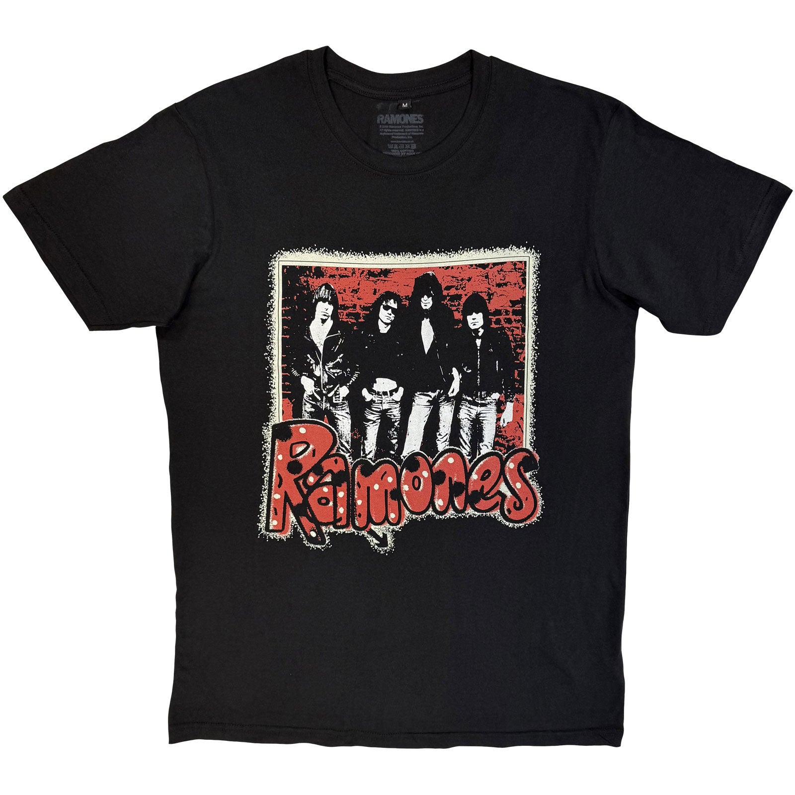 Ramones: Graffiti T-shirt – officielt merchandise