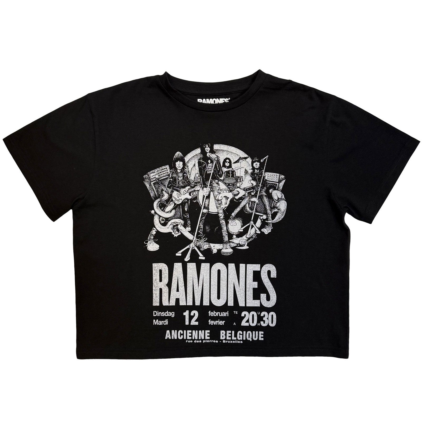 Ramones: Belgique T-shirt – officielt merchandise