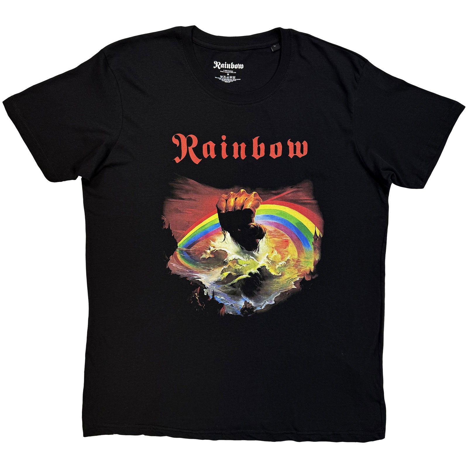 Rainbow: Rainbow Rising T-shirt – officielt merchandise