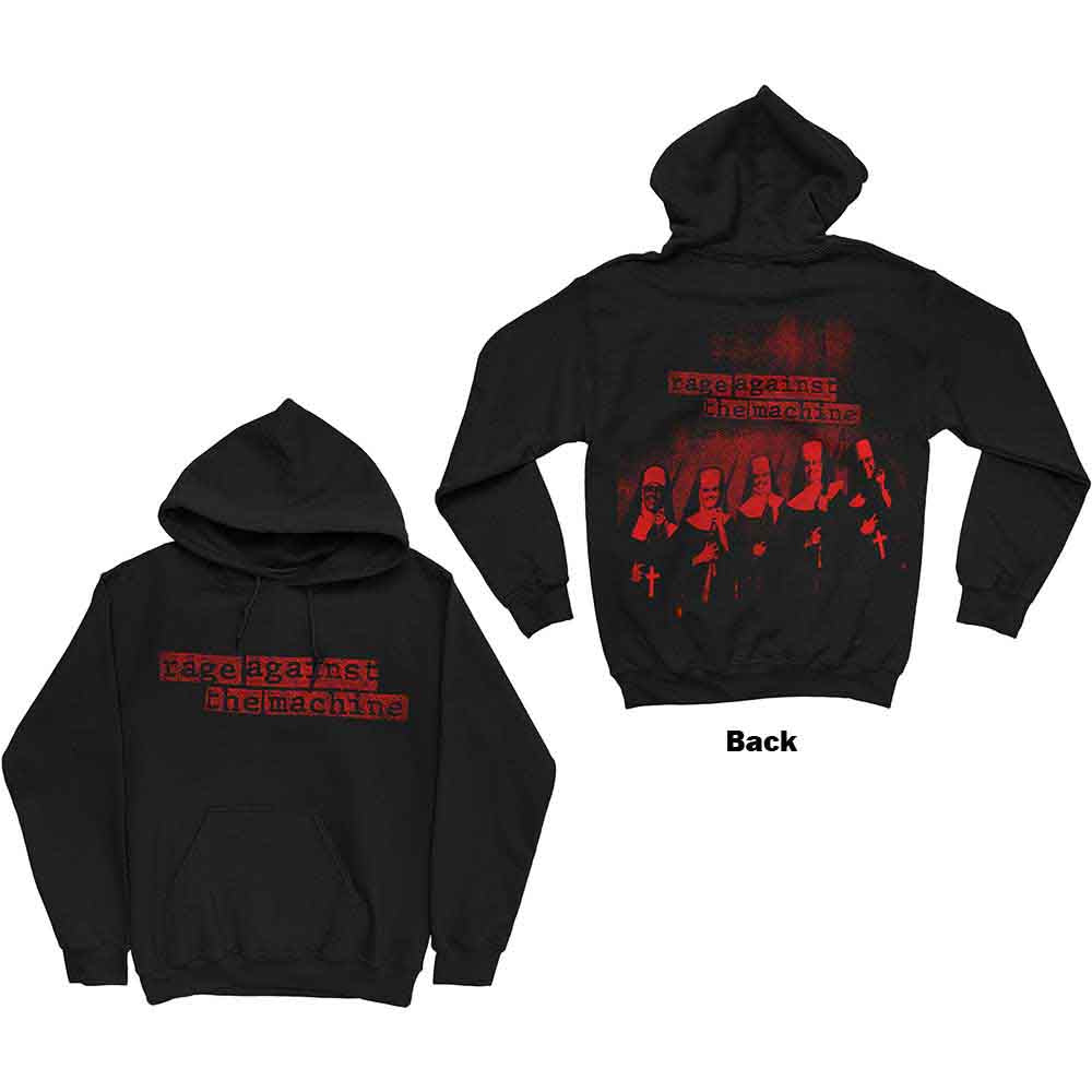 Rage Against The Machine: Nuns Hoodie – officielt merchandise
