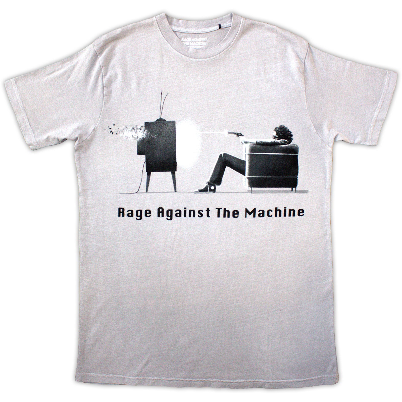 Rage Against The Machine: Won't Do (Light Grey Mineral Wash) (Wash Collection) T-shirt – officielt merchandise
