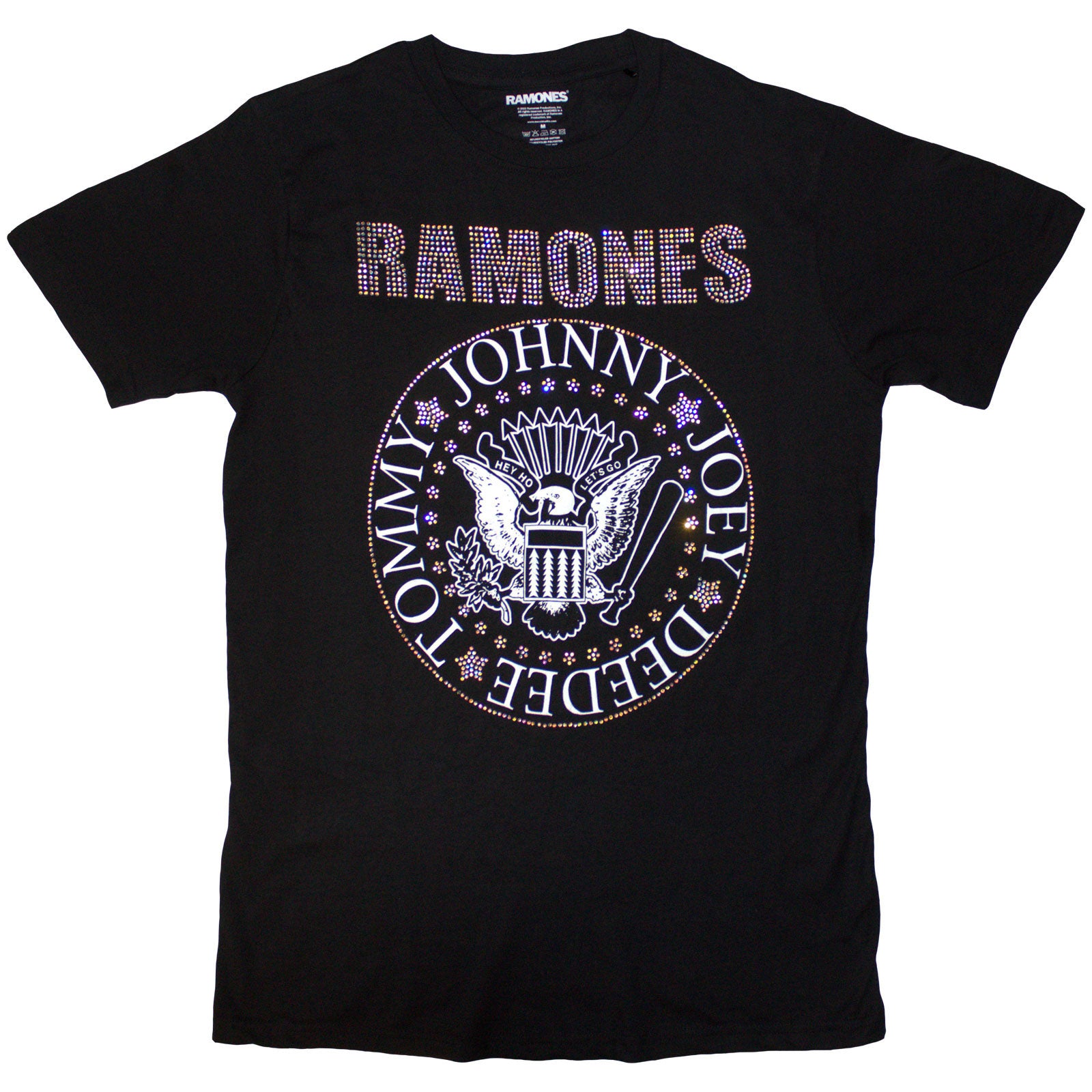 Ramones: Presidential Seal (Embellished) T-shirt – officielt merchandise