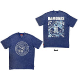 Ramones: Presidential Seal Wash T-shirt – officielt merchandise