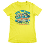 Ride The Wave - Smurf Beach Girly Tee