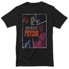 Alfred Hitchcock's PSYCHO Movie Poster T-Shirt T-Shirt fra Skräck