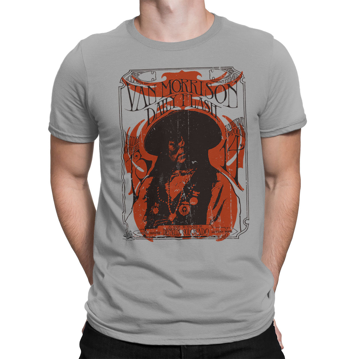 Van Morrison - Daily Flash Poster T-Shirt