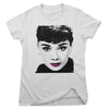 Audrey Hepburn Lipstick Girly Tee Girly Tee fra Art & Designs