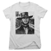 Clint Eastwood Cowboy Portrait Girly Tee Girly Tee fra Vintage Label