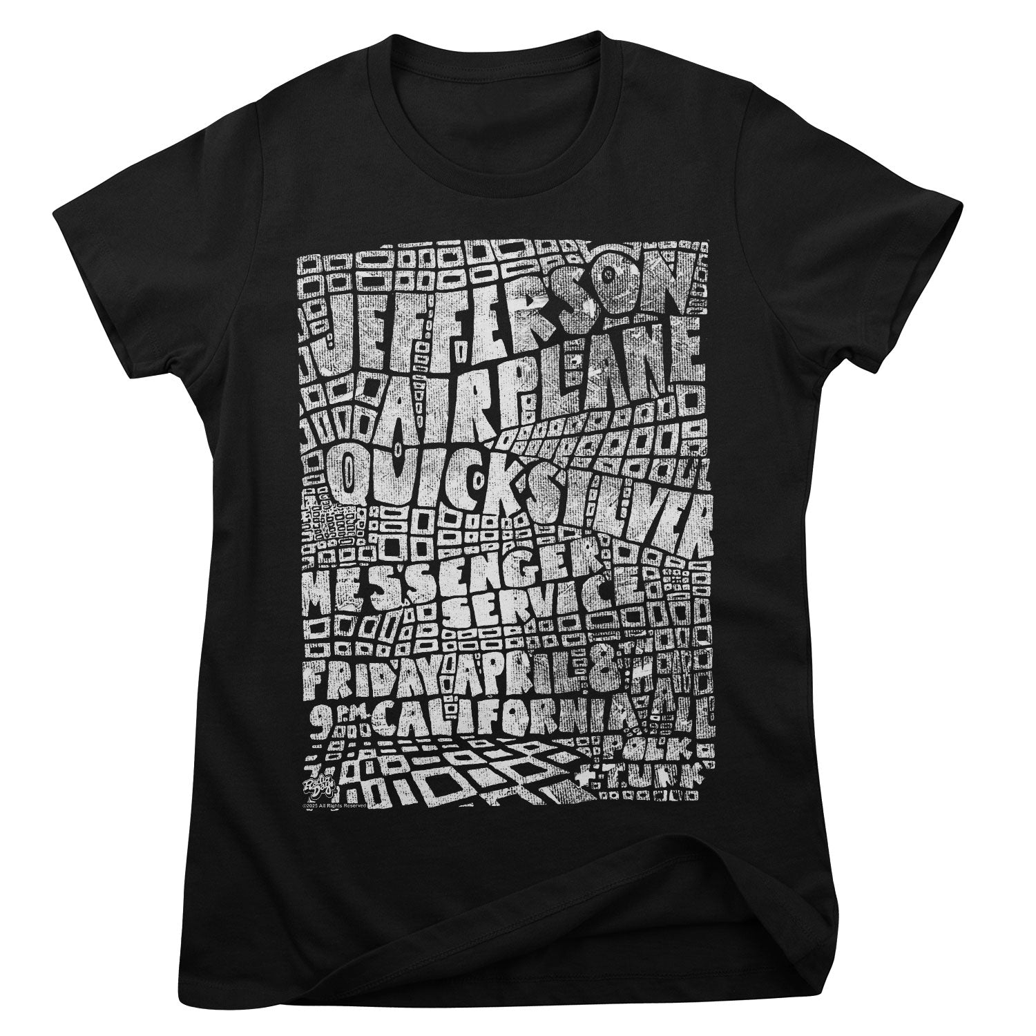 Jefferson Airplane Quicksilver Messenger Service Girly Tee Girly Tee fra MerchHub.dk
