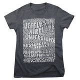 Jefferson Airplane Quicksilver Messenger Service Girly Tee