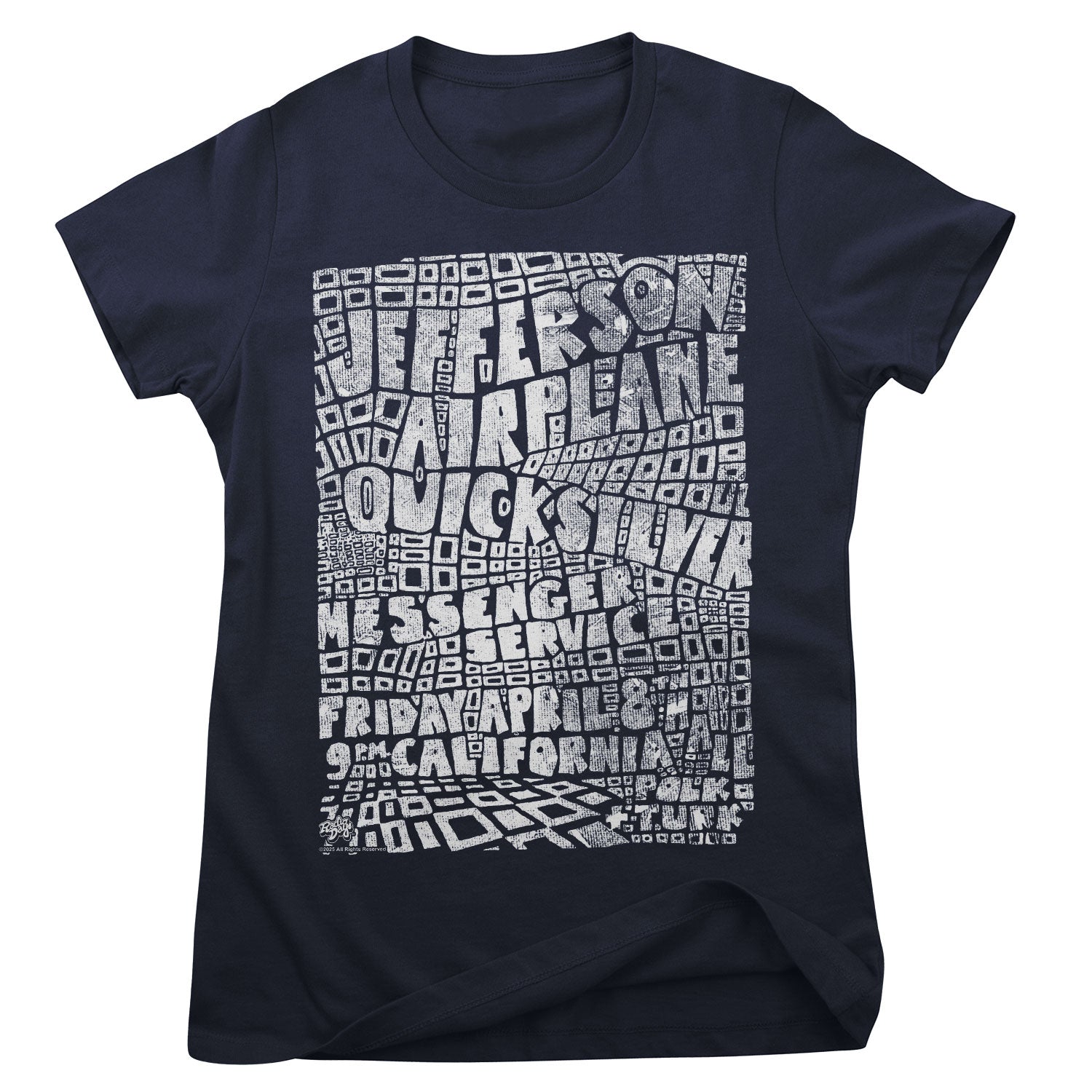 Jefferson Airplane Quicksilver Messenger Service Girly Tee