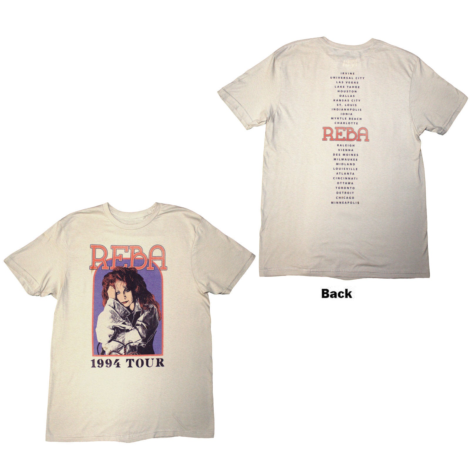 Reba McEntire: 1994 Tour T-Shirt (Back Print)