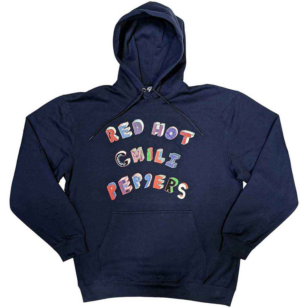 Red Hot Chili Peppers: Colourful Letters Pullover Hoodie