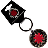 Red Hot Chili Peppers: Asterisk Logo Silver Keychain