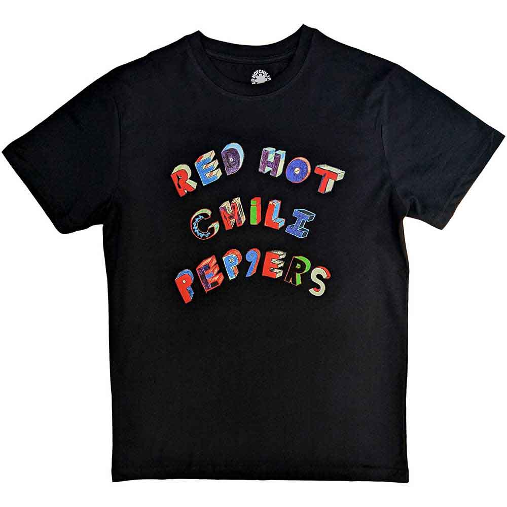 Red Hot Chili Peppers: Colourful Letters T-shirt – officielt merchandise