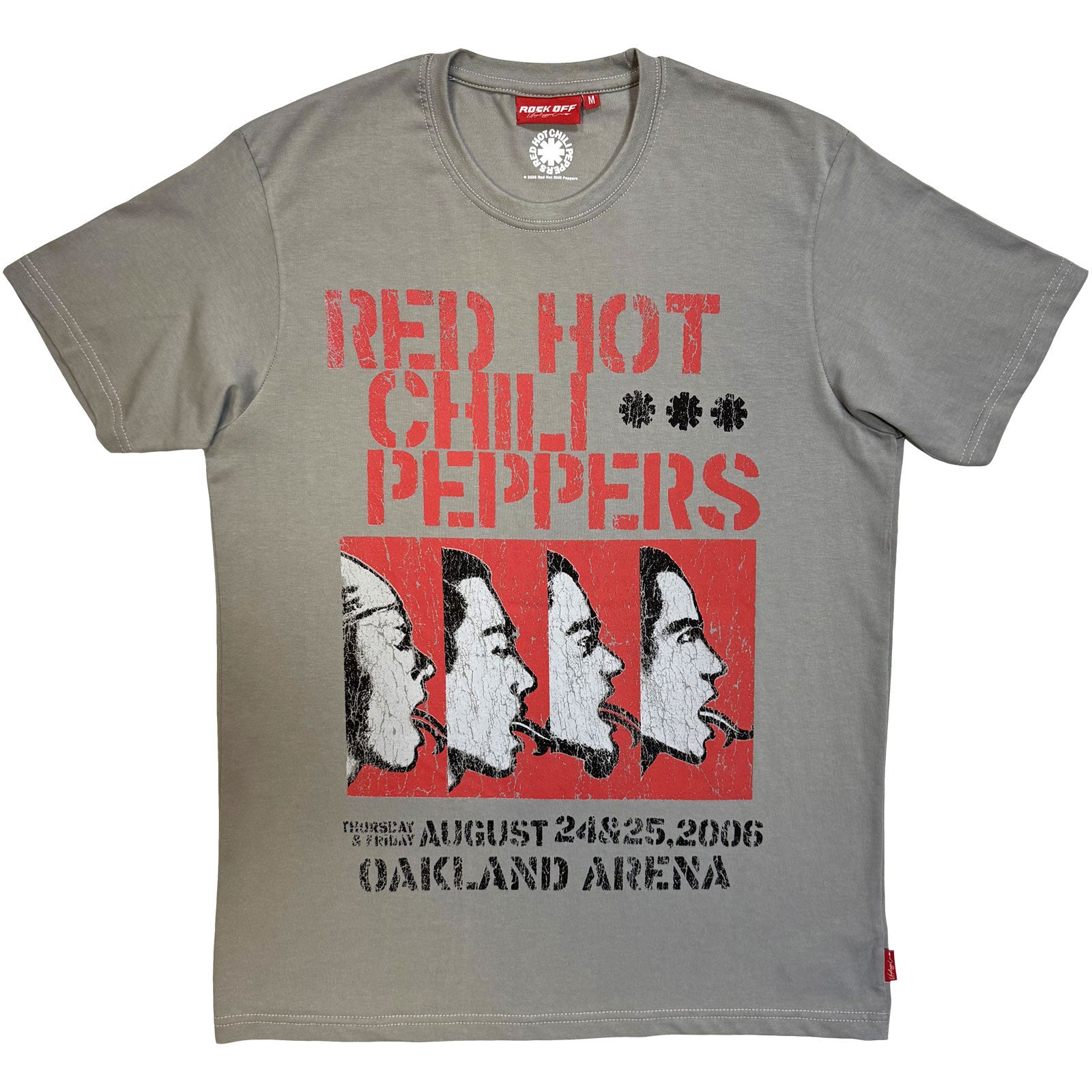 Red Hot Chili Peppers: Oakland Arena T-shirt – officielt merchandise