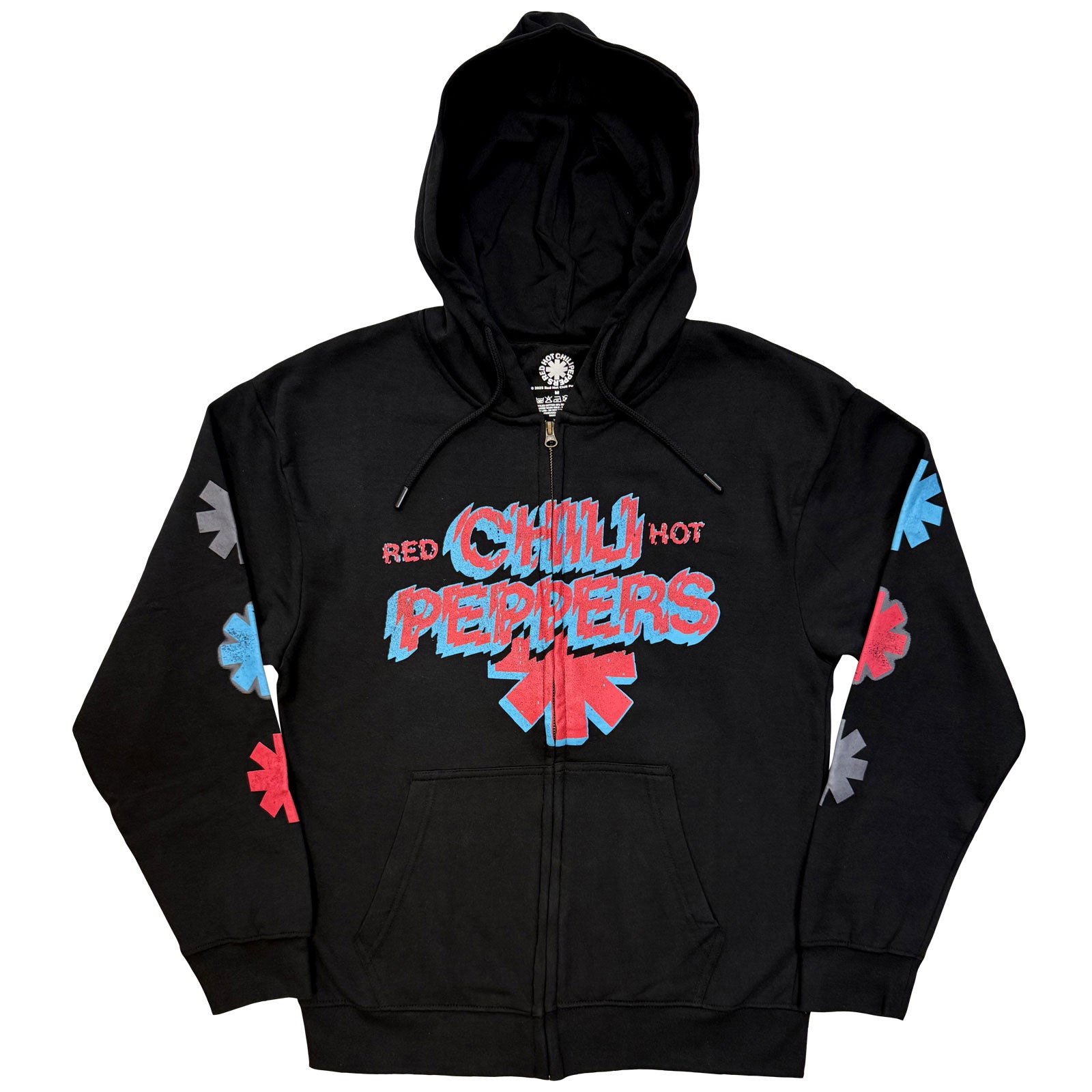 Red Hot Chili Peppers: Shock Logo Zipped Hoodie