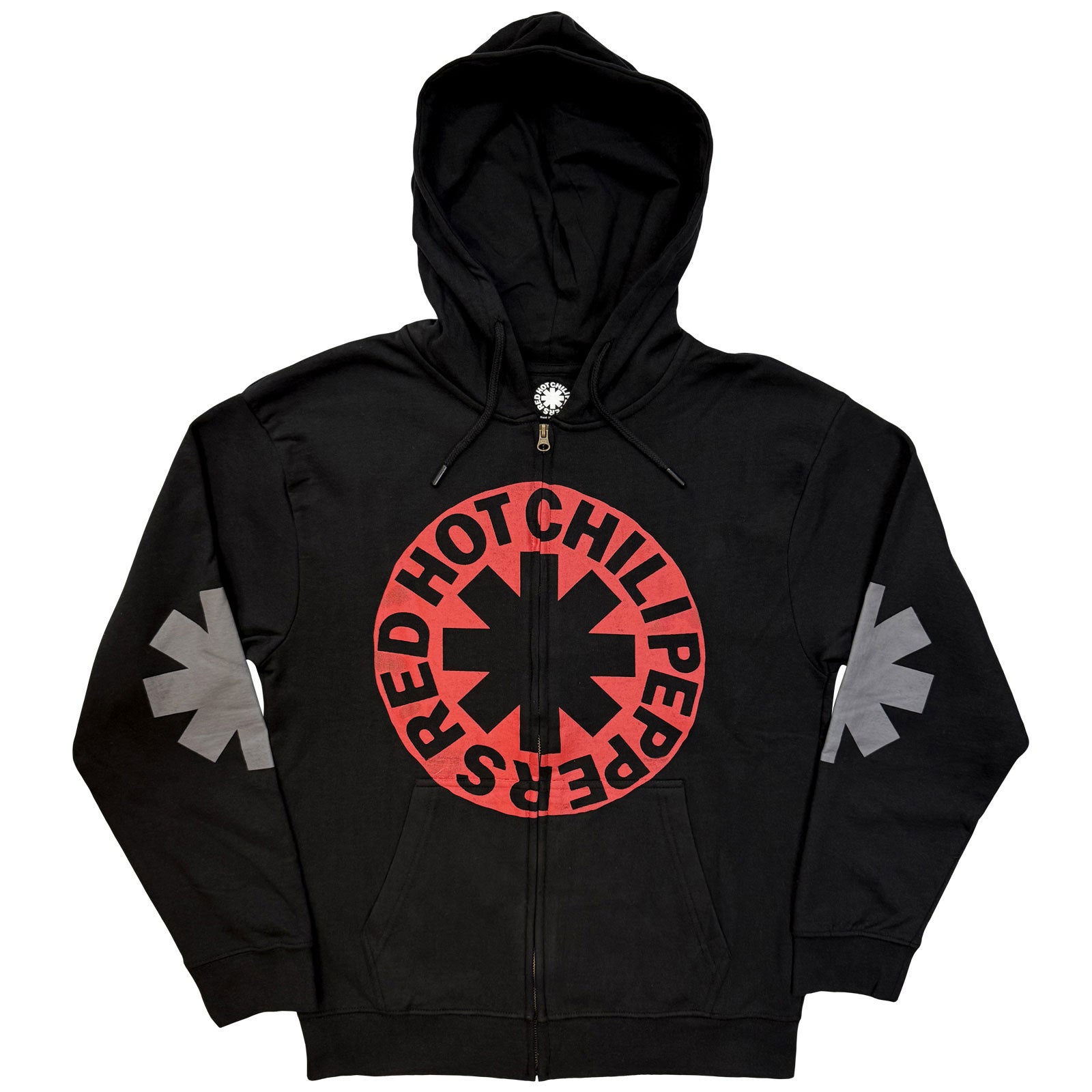 Red Hot Chili Peppers: Asterisk Circle Zipped Hoodie