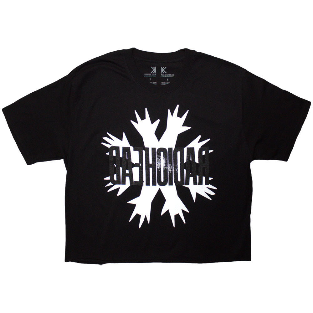 Radiohead: Cut Hands Crop Top (Kvinder)