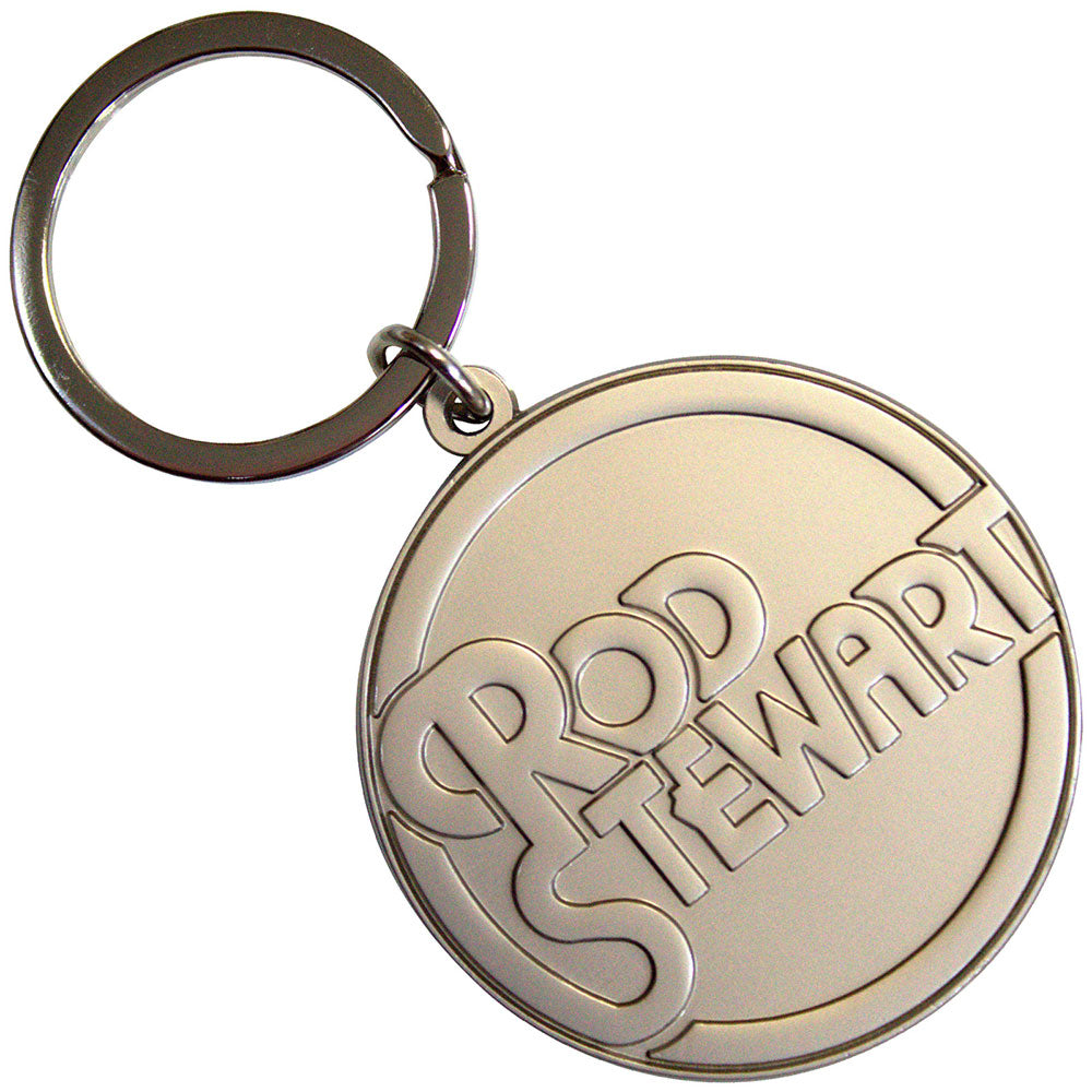 Rod Stewart: Stacked Logo Emblem Keychain (Die Casting)