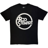 Rod Stewart: Circle Logo Mono T-shirt – officielt merchandise