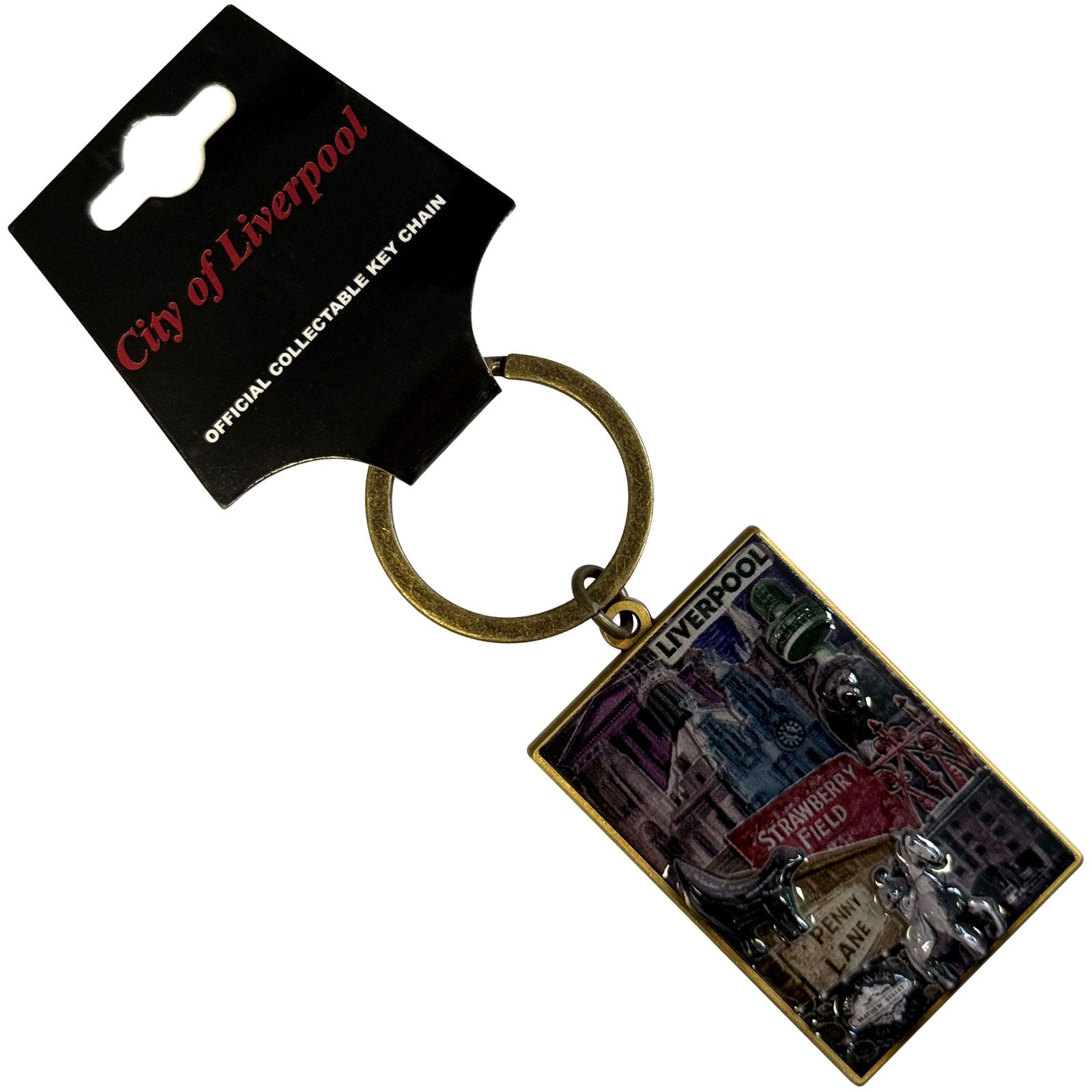 Rock Off: City Of Liverpool Landmarks Nøglering – officielt merchandise